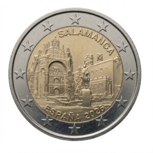 2 euro Oude stad van Salamanca – Spanje – 2025