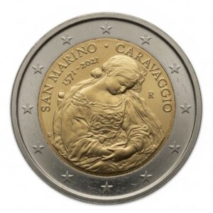 2 euros commémorative Caravage – Saint Marin – 2021