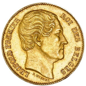 20 Francs Léopold I - Roi des belges - 1864-1866
