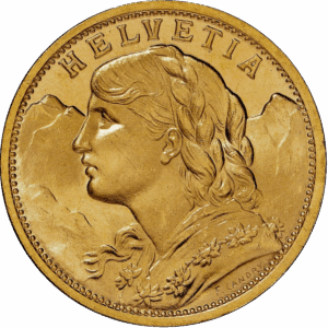 20 francs Vreneli Suisse