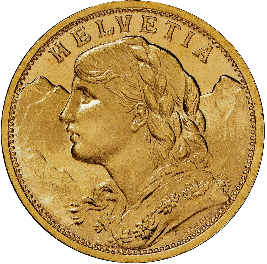 20 francs Vreneli Suisse