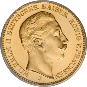 20 Marks Guillaume II de Prusse en or - Allemagne