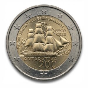 2 euros Antarctique - Estonie - 2020