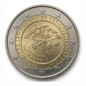 2 euros 200e anniversaire du Jardin botanique de Ljubljana - Slovénie - 2010