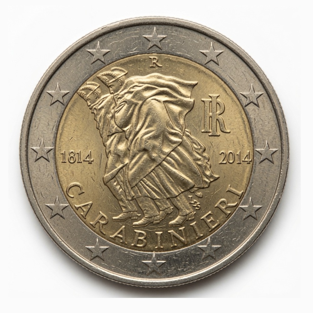 2 euros 200e anniversaire de l'Arme des Carabiniers - Italie - 2014