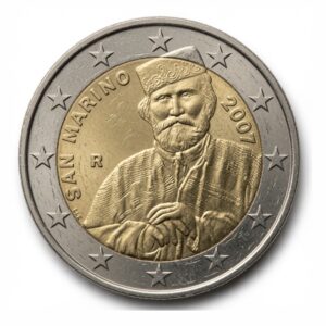 2 euros 200e anniversaire de la naissance de Giuseppe Garibaldi - Saint-Marin - 2007