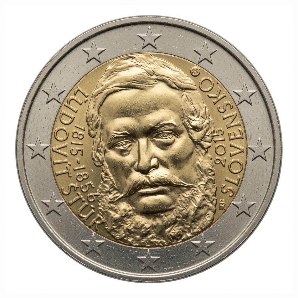 2 euros Ľudovít Štúr - Slovaquie - 2015