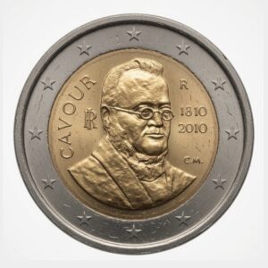 2 euros Bicentenaire de la naissance de Camillo Cavour - Italie - 2010