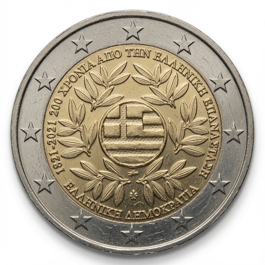 2 euros Révolution Grecque – Grèce – 2021