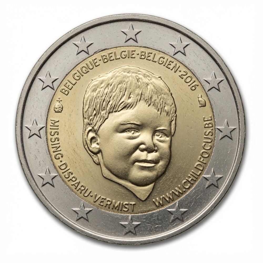 2 euros Child Focus - Belgique - 2016