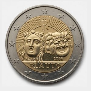 2 euros Plaute - Italie - 2016