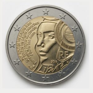 2 euros 225e anniversaire de la Fête de la Fédération - France - 2015