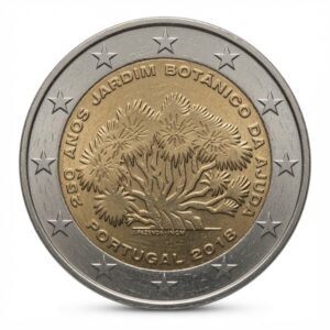 2 euros 250e anniversaire du Jardin botanique d’Ajuda - Portugal - 2018