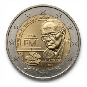 2 euros 25e anniversaire de l&rsquo;Institut monétaire européen - Belgique - 2019