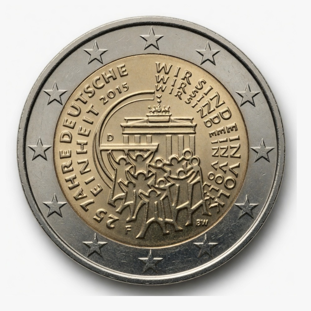 2 euros 25e anniversaire de la Réunification allemande - Allemagne - 2015