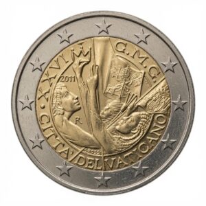 2 euros 26e Journées mondiales de la jeunesse (Madrid 2011) - Vatican - 2011