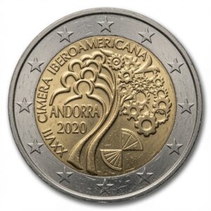 2 euros Sommet ibero-americain – Andorre 2020