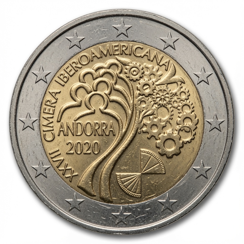 2 euros Sommet ibero-americain – Andorre 2020