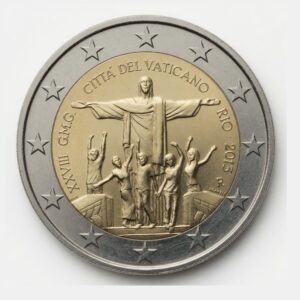 2 euros 28e Journées mondiales de la jeunesse (Rio 2013) - Vatican - 2013