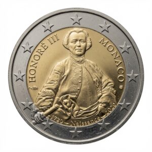 2 euros 300e anniversaire de la naissance du Prince Honoré III - Monaco - 2020