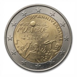 2 euros 30e anniversaire de la Fête de la Musique - France - 2011