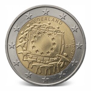 2 euros 30e anniversaire du drapeau européen (émission commune) - 2015