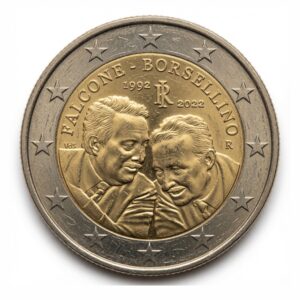 2 euros Falcone et Borsellino - Italie - 2022