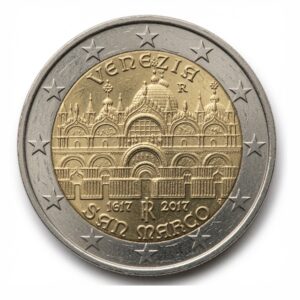 2 euros Basilique Saint-Marc de Venise - Italie - 2017