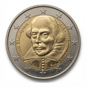 2 euros William Shakespeare - Saint-Marin - 2016
