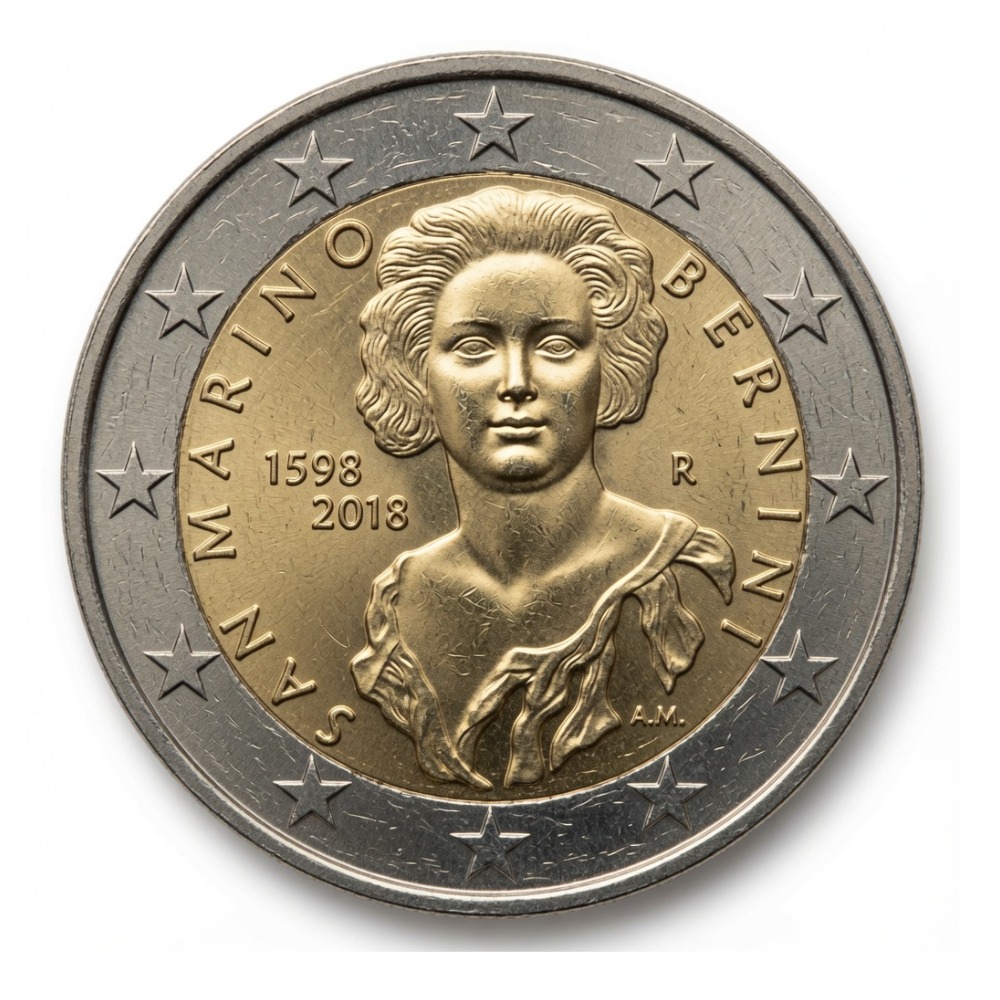 2 euros 420e anniversaire de la naissance de Gian Lorenzo Bernini - Saint-Marin - 2018