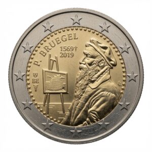 2 euros 450e anniversaire de la mort de Pieter Bruegel l&rsquo;Ancien - Belgique - 2019