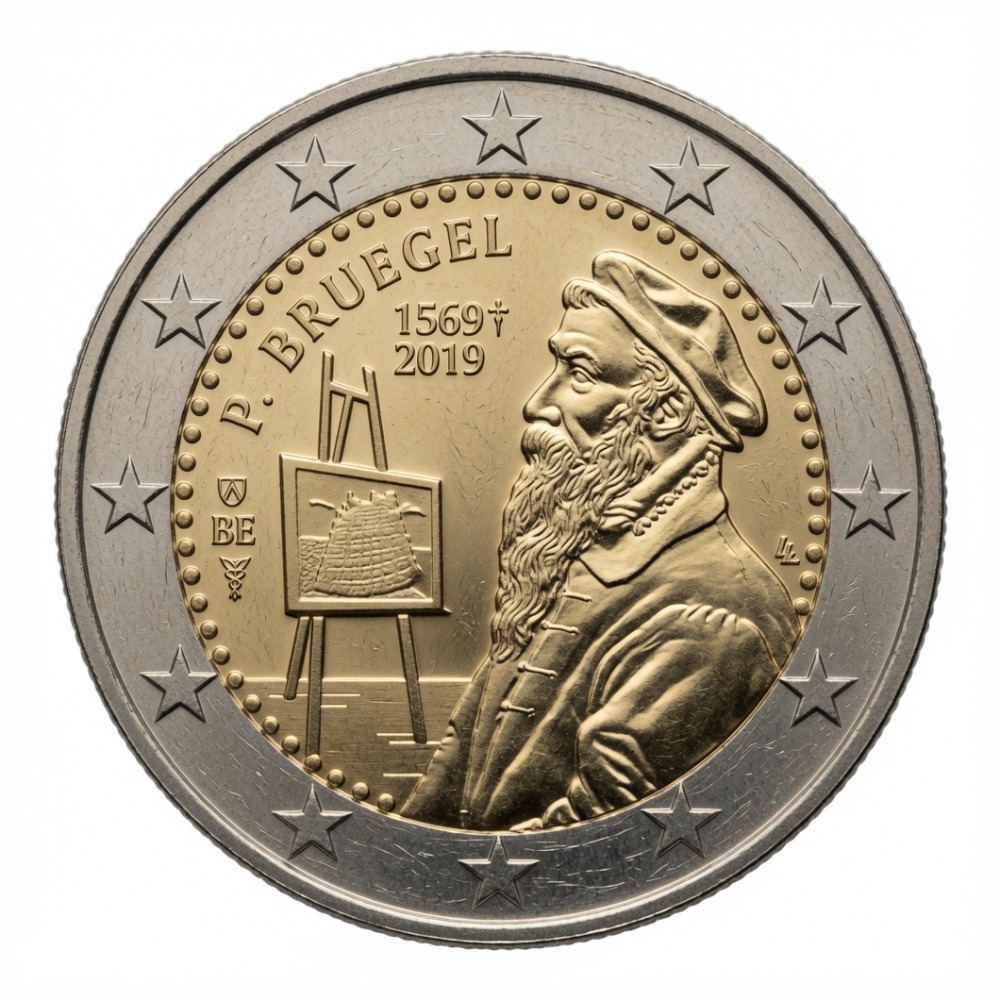 2 euros 450e anniversaire de la mort de Pieter Bruegel l’Ancien - Belgique - 2019
