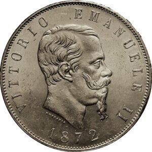 5 lires Victor-Emmanuel II de Savoie (Italie)