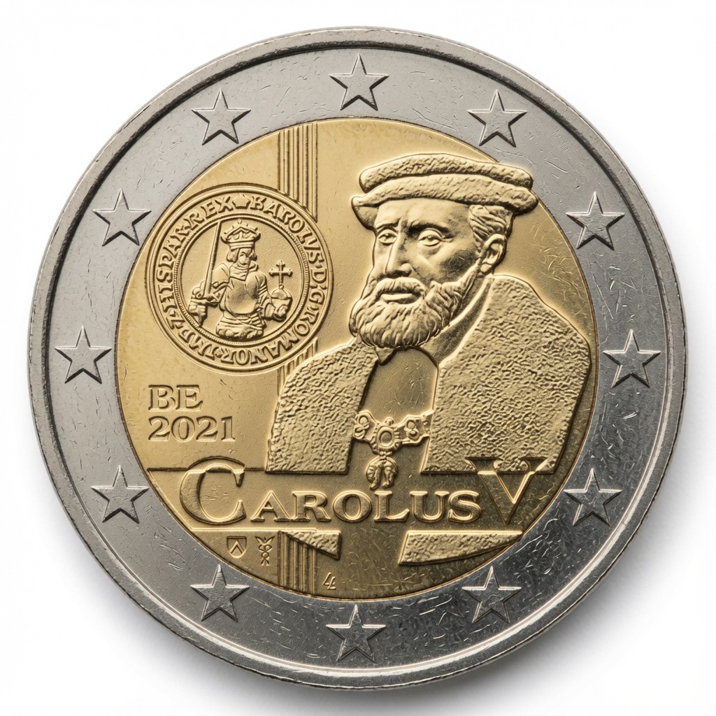 2 euros Charles Quint – Belgique – 2021