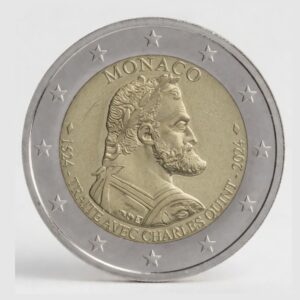 2 euros 500e anniversaire du traité avec Charles Quint - Monaco - 2024
