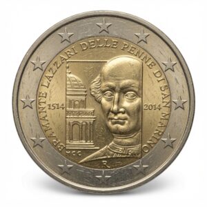 2 euros 500e anniversaire de la mort de Donato Bramante - Saint-Marin - 2014