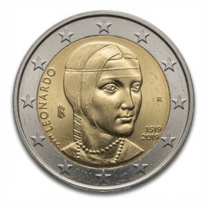 2 euros 500e anniversaire de la mort de Léonard de Vinci - Saint-Marin - 2019