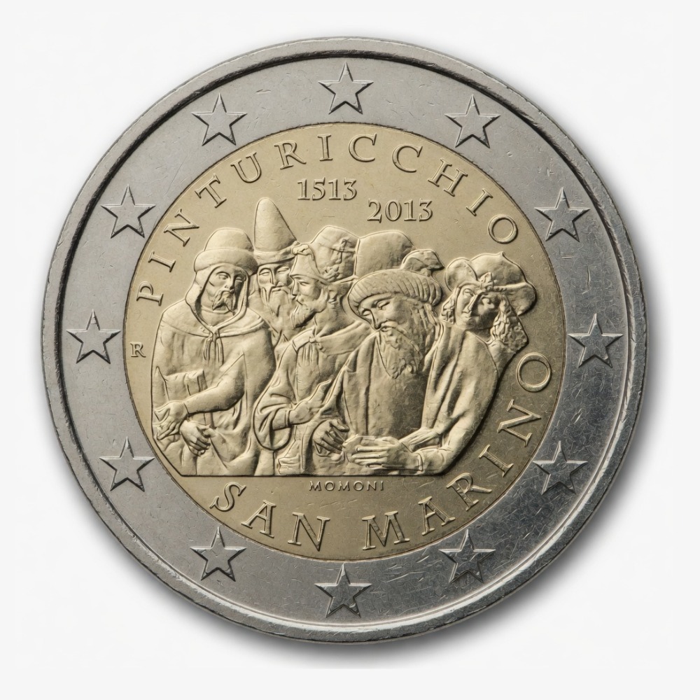 2 euros 500e anniversaire de la mort du Pinturicchio - Saint-Marin - 2013
