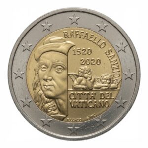 2 euros Raphaël Sanzio - Vatican - 2020
