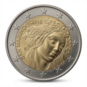 2 euros 500e anniversaire de la mort de Sandro Botticelli - Saint-Marin - 2010
