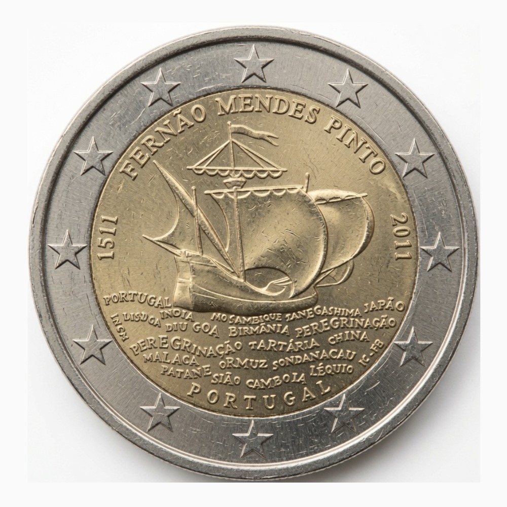 2 euro 500e geboortedag van Fernão Mendes Pinto - Portugal - 2011
