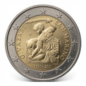 2 euros 500e anniversaire de la naissance de Giorgio Vasari - Saint-Marin - 2011