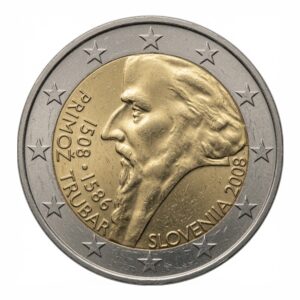 2 euros 500e anniversaire de la naissance de Primož Trubar - Slovénie - 2008