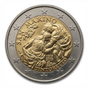 2 euros 500e anniversaire de la naissance du Tintoret - Saint-Marin - 2018