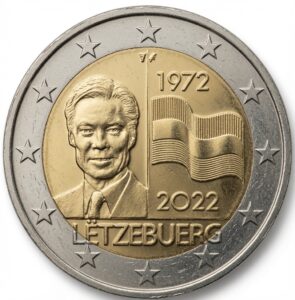 2 euros Drapeau du Luxembourg – Luxembourg – 2022