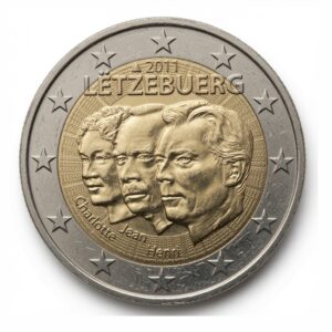 2 euros 50e anniversaire de la désignation du Prince Jean comme Lieutenant-Représentant - Luxembourg - 2011