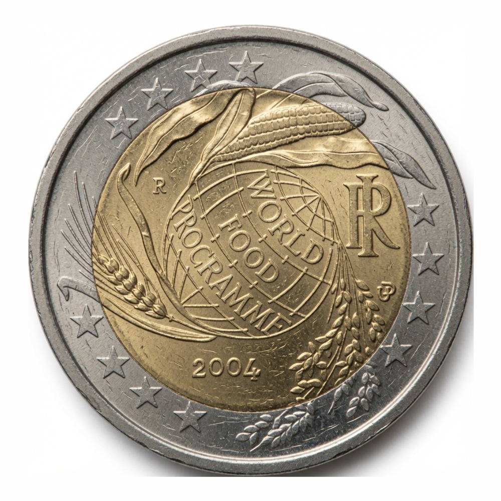 2 euros Programme alimentaire mondial - Italie - 2004