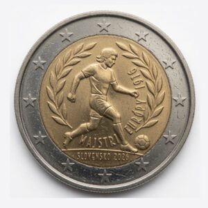 2 euros 50e anniversaire victoire de la Tchécoslovaquie à l'Euro 1976 - Slovaquie - 2026
