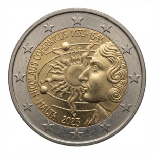 2 euros Nicolas Copernic - Malte - 2023