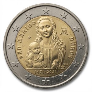 2 euros 550e anniversaire de la naissance d&rsquo;Albrecht Dürer - Saint-Marin - 2021